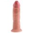 King Cock 9 - realistický dildo s prísavkou (23 cm) - naturálny