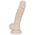 You2Toys - Stredný silikónový prísavný dildo (naturálny)