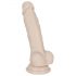 You2Toys - Stredný silikónový prísavný dildo (naturálny)