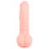 Lekársky silikónový dildo (20 cm) - prírodný