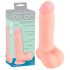 Medical - lekársky silikónový dildo (20cm) - prirodzený vzhľad