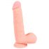 Medical - lekársky silikónový dildo (20cm) - prirodzený vzhľad