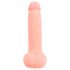 Medical - lekársky silikónový dildo (20cm) - prirodzený vzhľad