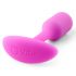 b-vibe Snug Plug 1 - análny kolík s vnútornou hmotnosťou (55 g) - ružový