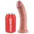 King Cock 8 dildo (20 cm) - naturálny