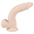 Nature Skin - realistický prísavkový dildo - naturálny (stredný)