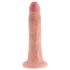 King Cock 18 cm dildó - prírodný vzhľad