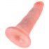 King Cock 5 dildo (13 cm) - prírodný