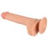 Realistixxx - realistický prísavkový dildo (22 cm) - naturálna farba