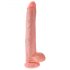 King Cock 14 veľký dildo (35cm) - naturálny