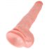 King Cock 14 veľký dildo (35cm) - naturálny