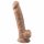 Silexd 7 - prisávací dildo - 17,5 cm (prírodný)