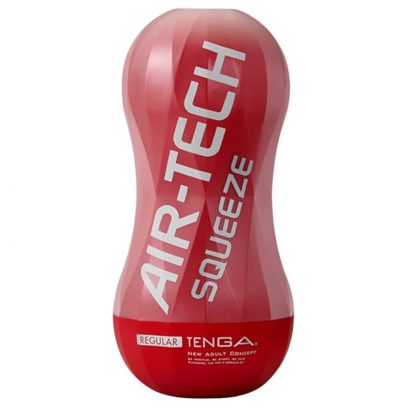 TENGA Air-Tech Squeeze - sania pre pôžitok (červený)