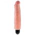 King Cock 7 Stiffy - vodeodolný realistický vibrátor (18 cm) - prírodný vzhľad