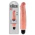 King Cock 7 Stiffy - vodeodolný realistický vibrátor (18 cm) - prírodný vzhľad