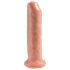 King Cock 7 - prirodzene realistický dildó (18 cm) - prírodný