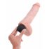 King Cock 8 - realistický striekajúci dildo (20cm) - prirodzený