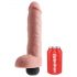 King Cock 11 - realistický striekajúci dildo (28 cm) - prírodný