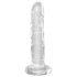 King Cock Clear 6 - prísavný dildo (15 cm)