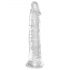 King Cock Clear 8 - prísavný veľký dildó (20 cm)