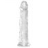 King Cock Clear 8 - prísavný veľký dildó (20 cm)