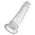 King Cock Clear 8 - prísavný veľký dildó (20 cm)