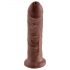 King Cock 8 dildó (20 cm) - hnedý