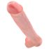 King Cock 15 - prísavný dildo so semenníkmi (38 cm) - naturálny