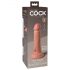 King Cock Elite 6 - realistický dildo s prísavkou (15 cm) - prírodný