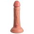 King Cock Elite 6 - realistický dildo s prísavkou (15 cm) - prírodný