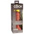 King Cock Elite 6 - prísavný realistický dildo (15cm) - tmavý