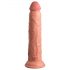 King Cock Elite 23cm - realistický dildó s prísavkou, prirodzený