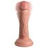 King Cock Elite 6 - realistický vibrátor s prísavkou (15 cm) - prírodný