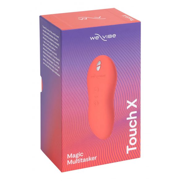 We-Vibe Touch X: akumulátorový, vodoodolný klitorisový vibrátor (korál)