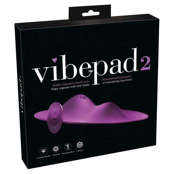 VibePad 2 - vibračný lízací vankúšik (fialový)