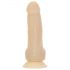 Naked Addiction Rotujúci 7 - akumulátorový vibrátor (18cm) - naturálna farba