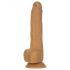 Naked Addiction Thrust 9 - rádiový, pulzujúci vibrátor - tmavý (23 cm)