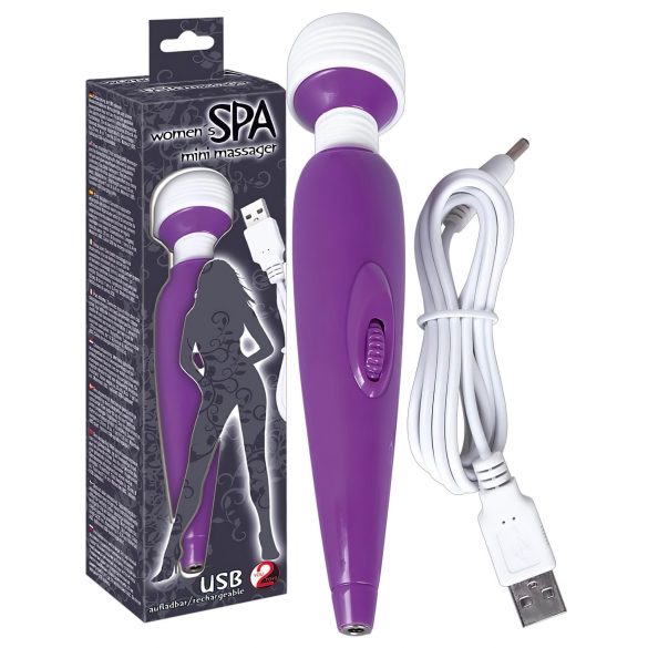 You2Toys - SPA Wand - akumulátorový masážny vibrátor (fialový)