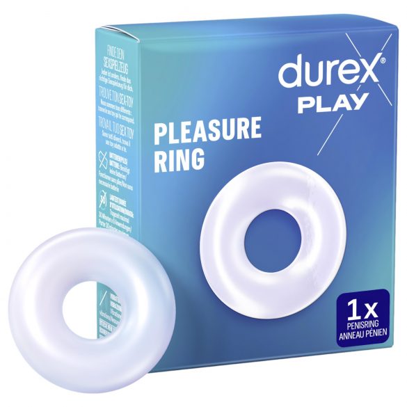 Durex Pleasure Ring - priehľadný krúžok na pôžitok