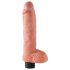 Královský Cock 10 prísavkový vibrátor (25 cm) - prirodzený