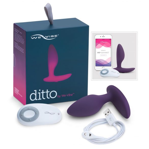 We-Vibe Ditto - fialový nabíjateľný análny vibrátor