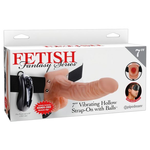 Fetish Strap-on 7 - pripínací vibrátor (prírodný)