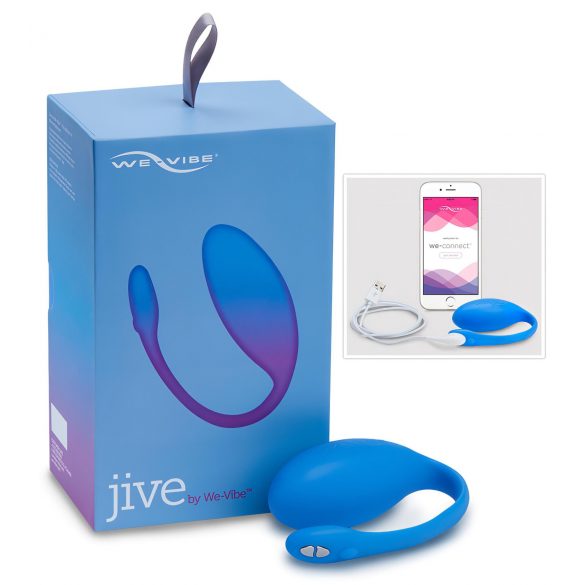 We-Vibe Jive - nabíjací inteligentný vibračný vajíčko (modré)