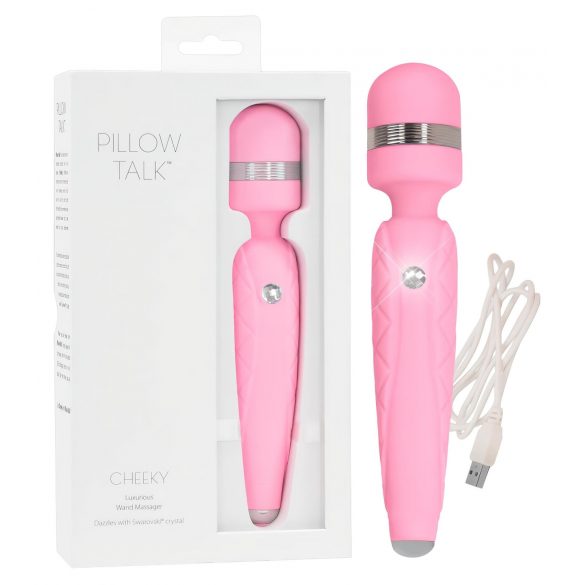 Pillow Talk Cheeky - nabíjateľný masážny vibrátor (ružový)