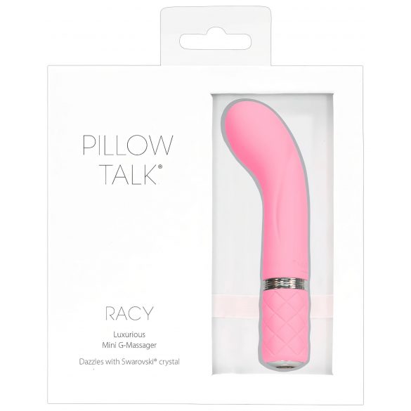 Pillow Talk Racy - úzky G-bod vibrátor s akumulátorom (ružový)