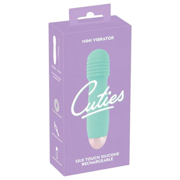 Cuties Mini Wand - nabíjací mini masážny vibrátor (zelený)