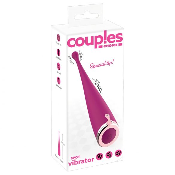 Couples Choice - nabíjací klitorisový vibrátor (ružový)