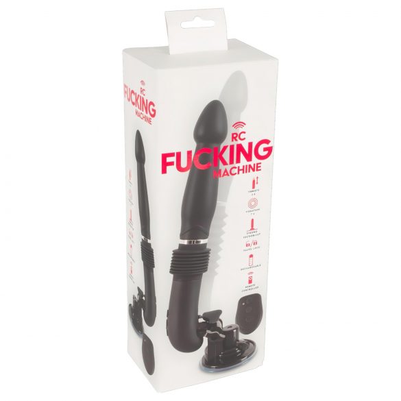 You2Toys - RC Sex Stroj - nabíjací thruster vibrátor (čierny)