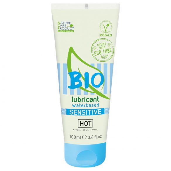 HOT Bio Sensitive - vegán lubrikant na vodnej báze (100ml)