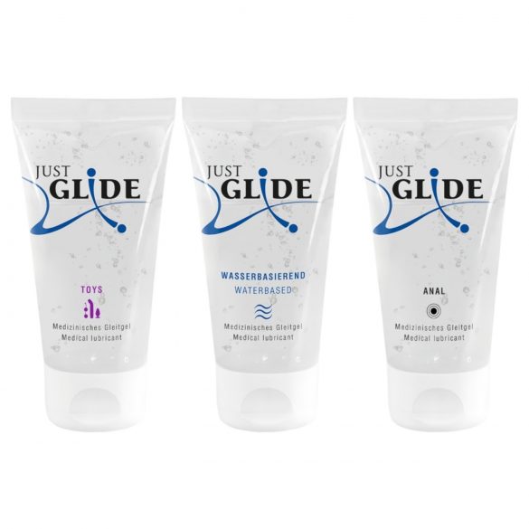 Sada lubrikantov Just Glide (3x50ml)